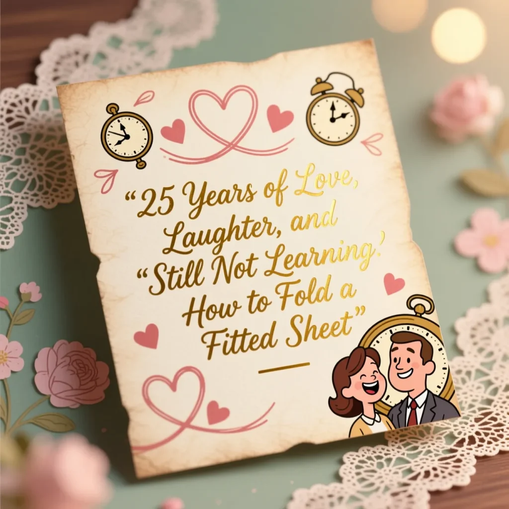 Romantic Funny 25th Anniversary Quotes