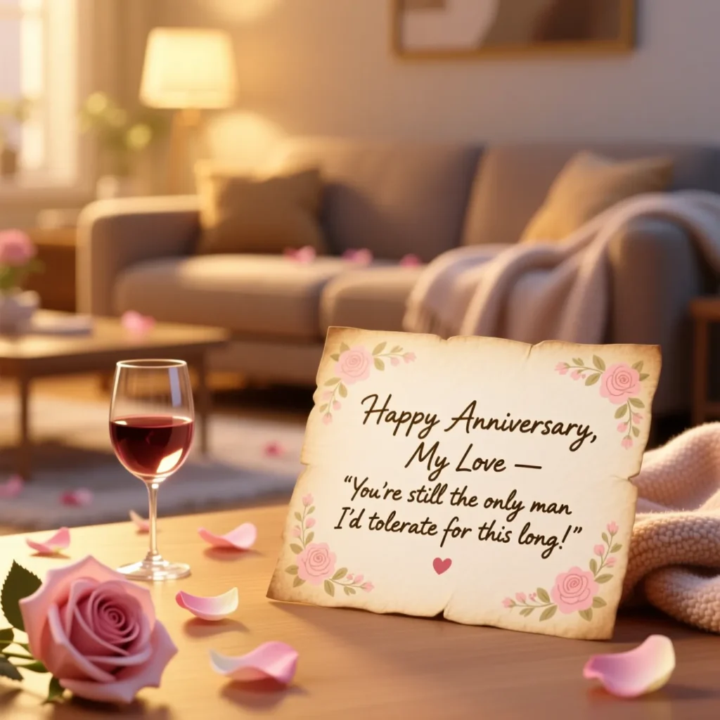 Romantic Funny Anniversary Quotes for Husband