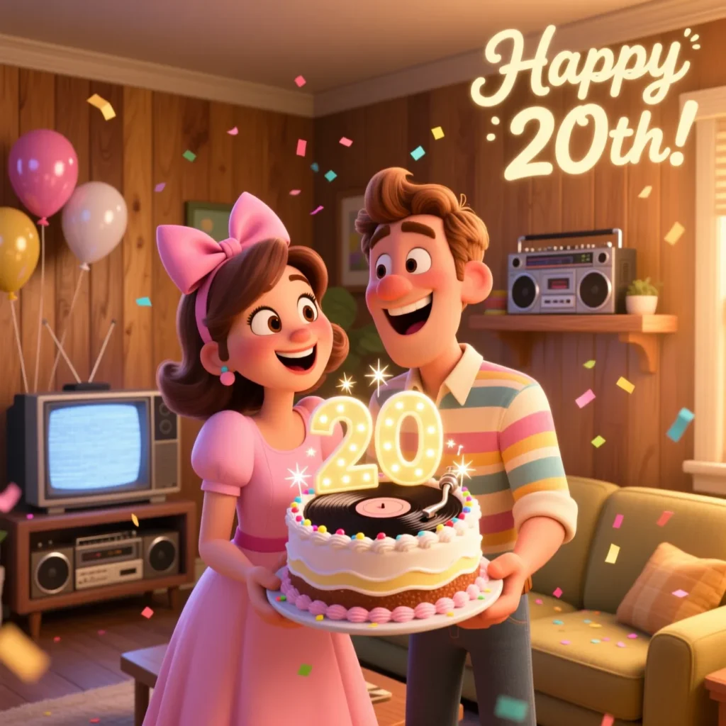 Short & Cute Funny 20th Anniversary Quotes