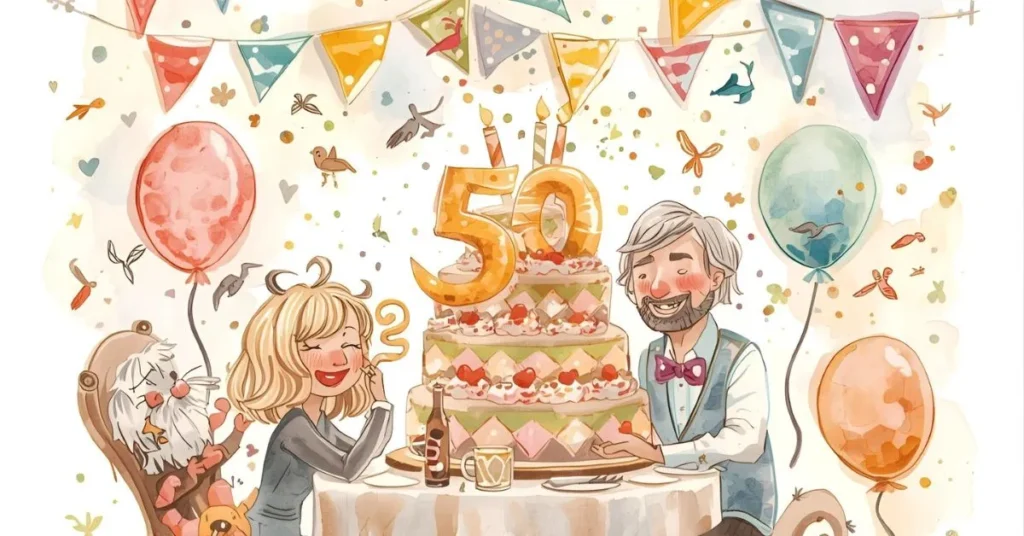Short & Cute Funny 50th Anniversary Quotes