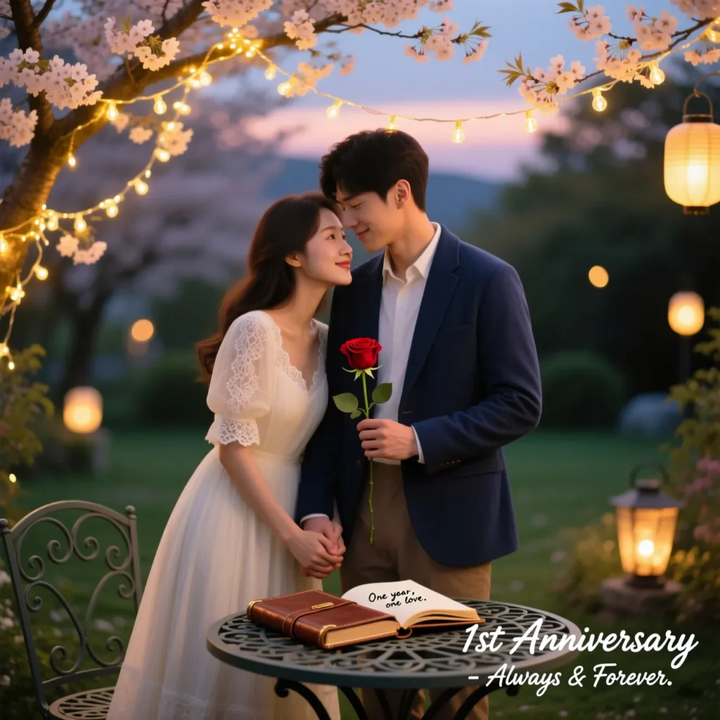 Romantic first year anniversary quotes