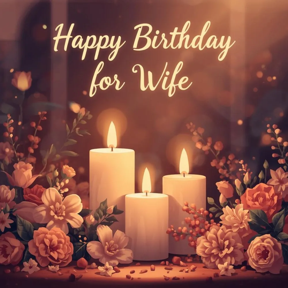 Romantic Happy Birthday Wishes for Wife